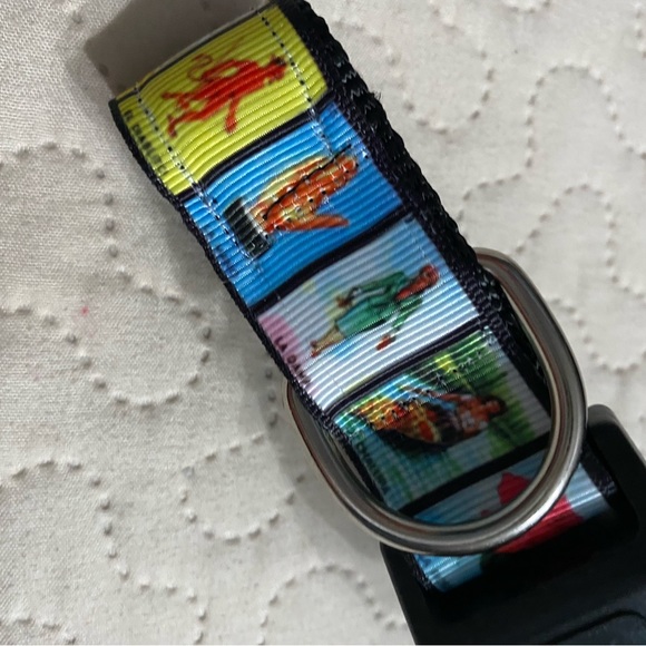 Loteria collar large pet Mexican bingo fashion cards tarot sirena Latin Mexico - Picture 2 of 3